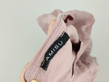 różowe t shirty oversize: Amisu, Women`s T-shirt, size S — 4