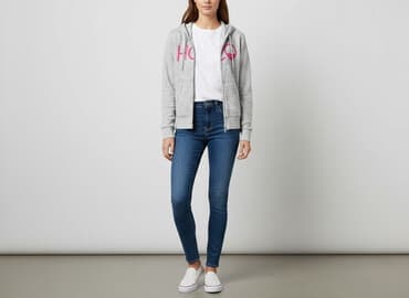 bluzy damskie hollister co: Hollister, Bluza z kapturem damska, rozmiar XS — 7