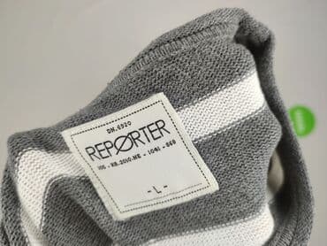 bialy sweter new yorker: Reporter, Sweter dla mężczyzn, rozmiar L — 4