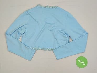 srebrne bolerko do sukienki: Kardigan damski, L — 3