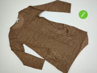 brazowa bluzki: SZACHOWNICA, Sukienka damska, rozmiar S — 2