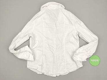 biała bluzka basic damska: Koszula damska, rozmiar M — 3