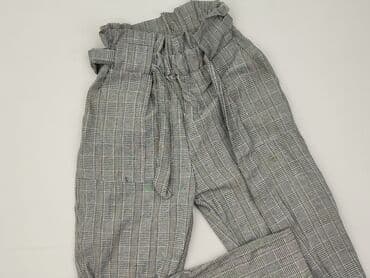 zara spodnie paperbag: Material trousers for women, size S — 2