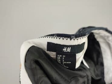 spodnie z niskim krokiem damskie h m: H&M, Spodnie materiałowe damskie, rozmiar 2XS — 5