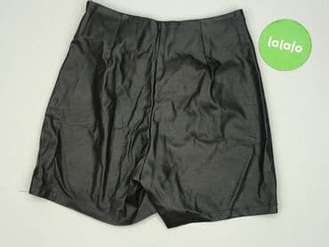 spodnie z eko skóry bershka: Szorty damskie, rozmiar S — 3