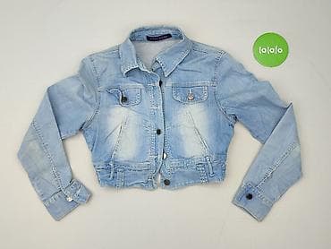 mum jeans: Kurtka jeansowa damska, rozmiar L — 2