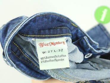 legginsy woskowane push up: Jeansy damskie, S — 5