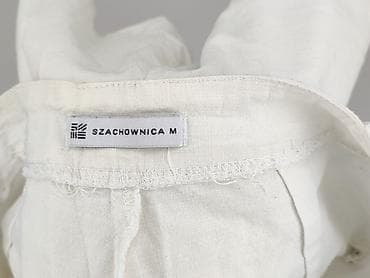 biale spodenki: SZACHOWNICA, Szorty damskie, rozmiar M — 4