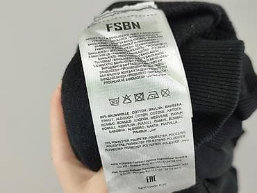 ubrania plus size: FSBN, Bluza z kapturem dla mężczyzn, rozmiar S — 4