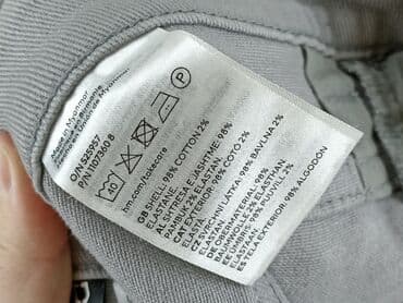 bluzka z otworem na kciuk: H&M, Material trousers for women, size 2XS (EU 32) — 5