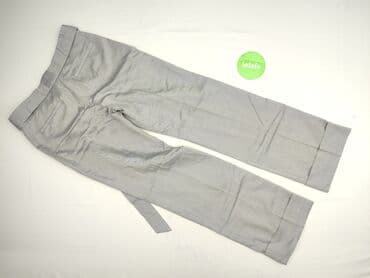 spodnie materiałowe z wysokim stanem: Spodnie materiałowe damskie, rozmiar M — 3