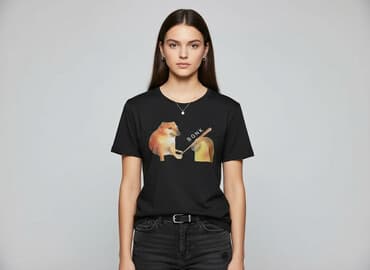 koszulki damskie z zabawnymi nadrukami: T-shirt damski, rozmiar M — 1