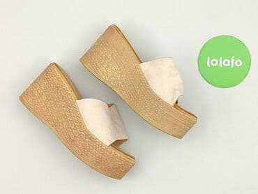 buty złote ccc: Klapki damskie, rozmiar 39 — 2