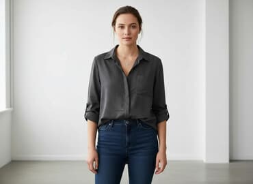 koszula i kamizelka damska: VRS, Koszula damska, rozmiar XL — 1