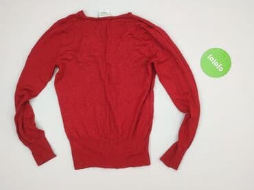 sweter z dekoltem v: Sweter damski, rozmiar M — 4