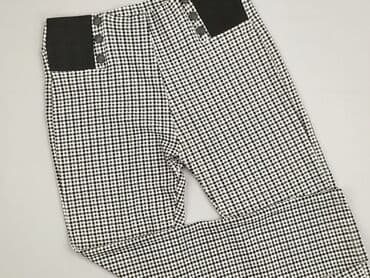 ubrania w pepitkę: Spodnie materiałowe damskie, rozmiar S — 2