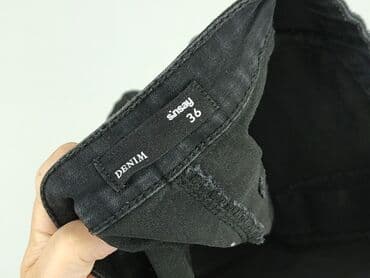 krótkie spodenki damskie jeansowe czarne: Szorty damskie, rozmiar S — 4