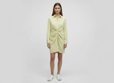 zara sukienki lniane włoskie: Zara, Sukienka damska, rozmiar M — 7