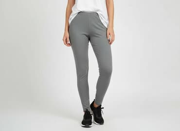 legginsy adidas damskie szare: Legginsy Sportowe damskie, rozmiar S — 6