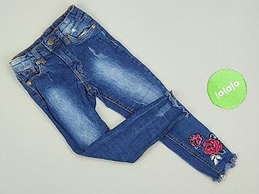 spodenki do: Spodnie jeansowe, 4-5 lat, 110, stan - Idealny — 2