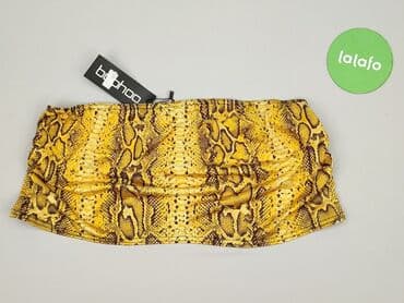 bluzka żółta w czarne paski: Boohoo, Top damski, rozmiar 5XL — 3