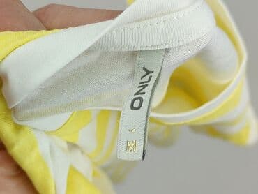 koszulka w żółto czarne paski: ONLY, T-shirt damski, rozmiar M — 4