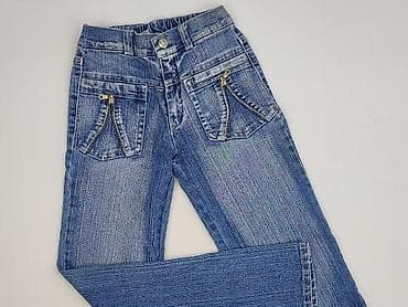 bluzki crop: Spodnie jeansowe, 12 lat, 146/152, stan - Bardzo dobry — 1