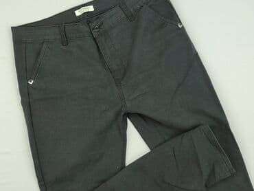 Women: Material trousers for women, size S (EU 36) — 1