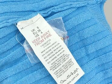 sweter w paski z serduszkiem: Kardigan damski, S — 5