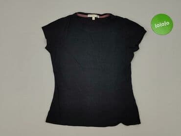 czarne t shirty damskie w serek: The Limited, T-shirt damski, rozmiar S — 2