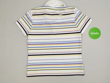 golfy w paski: Polo shirt for men, size L — 4