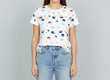 t shirty kropki: Primark, T-shirt damski, rozmiar M — 1