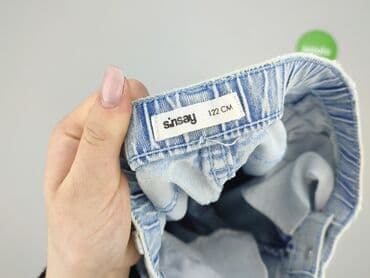 sukienka fit flare c a: Spodnie jeansowe, Sinsay, 7 lat, 122, stan - Bardzo dobry — 4