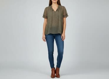 koszula flanelowa carhartt: Flame, Bluzka damska, rozmiar 2XL — 8