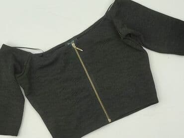 bluzki dla kobiet z dużym biustem: Bershka, Top damski, rozmiar L — 1