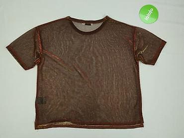 brokatowe topy: T-shirt damski, rozmiar M — 3