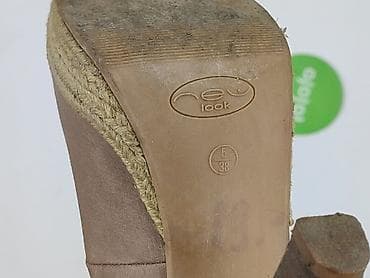 sandalki biale: New Look, Półbuty damskie, rozmiar 38 — 4