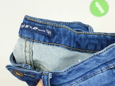 spodnie jeansowe z naszywkami: Jeansy damskie, rozmiar M — 6