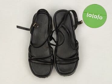 czarne sandały sinsay: Sandals for women, size 39 — 2