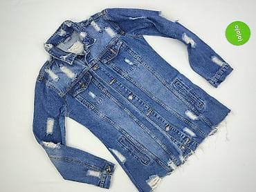 kurtka jeansowa patchwork: Kurtka jeansowa damska, rozmiar M — 2