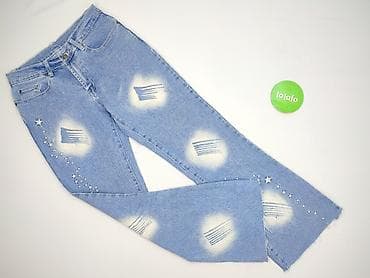 jeans wysoki stan: Jeansy damskie, rozmiar L — 2