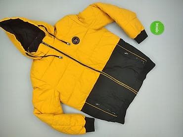 version jeans: Męska kurtka puchowa JINGPAI 2XL - Kolor: żółty z czarnymi wstawkami — 2