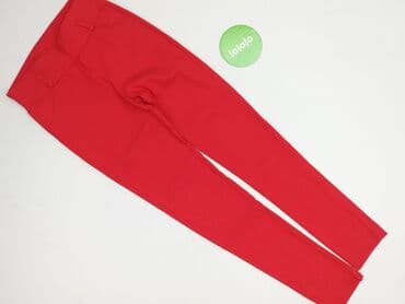 sukienka obcisła czerwona: Legginsy Eleganckie damskie, rozmiar S — 2