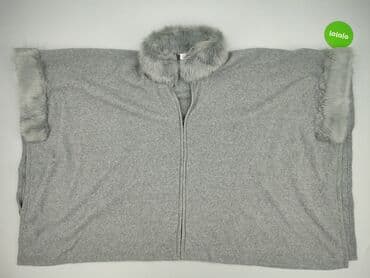 klapki z futerkiem firmowe: F&F, Ponczo damskie, rozmiar One size — 2