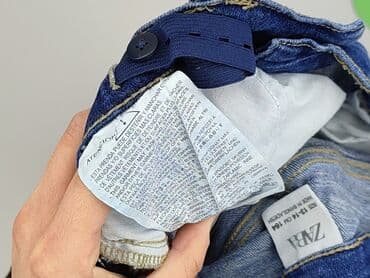 spodnie do koszuli: Spodnie jeansowe, Zara, 14 lat, 164, stan - Idealny — 5