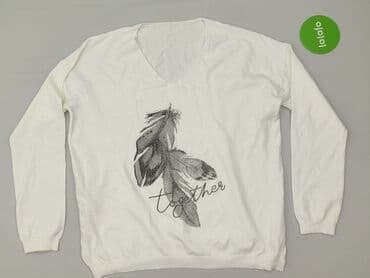 sweter piórkowy na drutach: Bluzka damska, rozmiar One size — 2