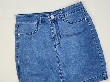 spódniczka dżinsowe z wysokim stanem: Spódnica damska, rozmiar S — 1