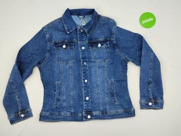 jeans skateboard: Denim, Kurtka jeansowa damska, rozmiar 5XL — 3