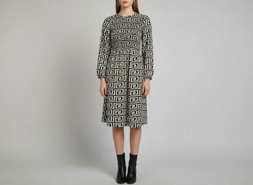 sukienka damska w kratę: Sukienka damska, rozmiar L — 5