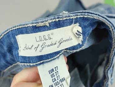 mohito szorty z wysokim stanem: H&M L.O.G.G., Szorty damskie, S — 4